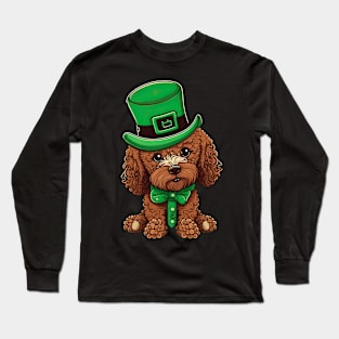 Poodle St. Patrick's day Long Sleeve T-Shirt